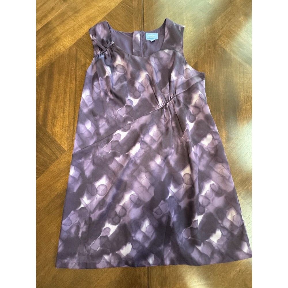 Simply Vera Women’s Dress sz 16P Purple Knee Length Sheath